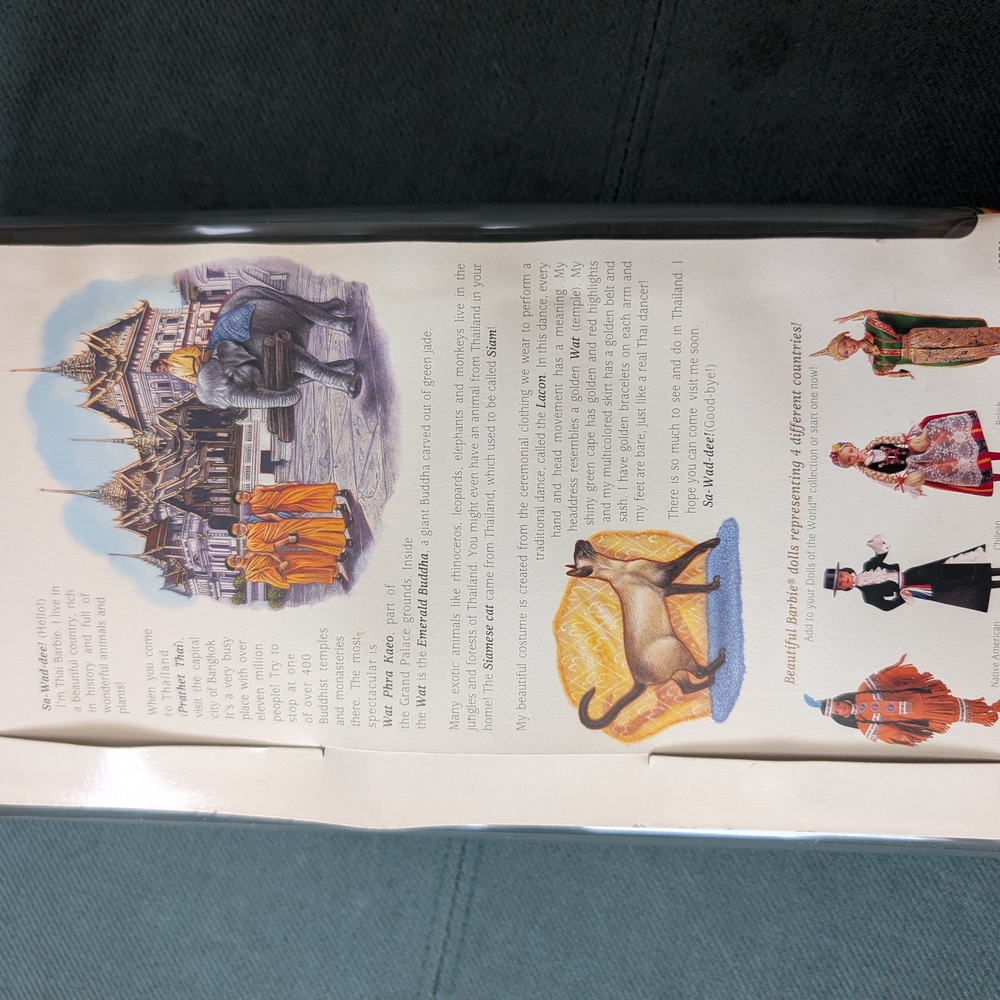 NIOB Vintage 1997 Mattel Thai Barbie Collectors Edition Doll Authentic 1990s image 7